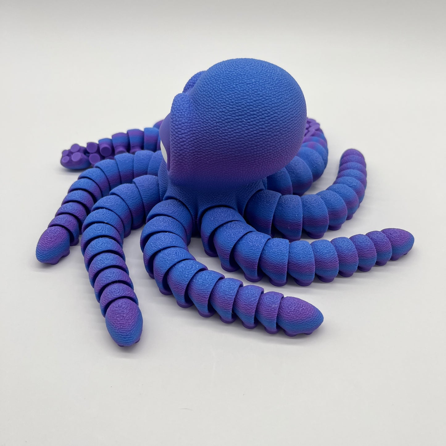 Bored Octopus – 11.5" Tentacle Span (Purple/Blue)