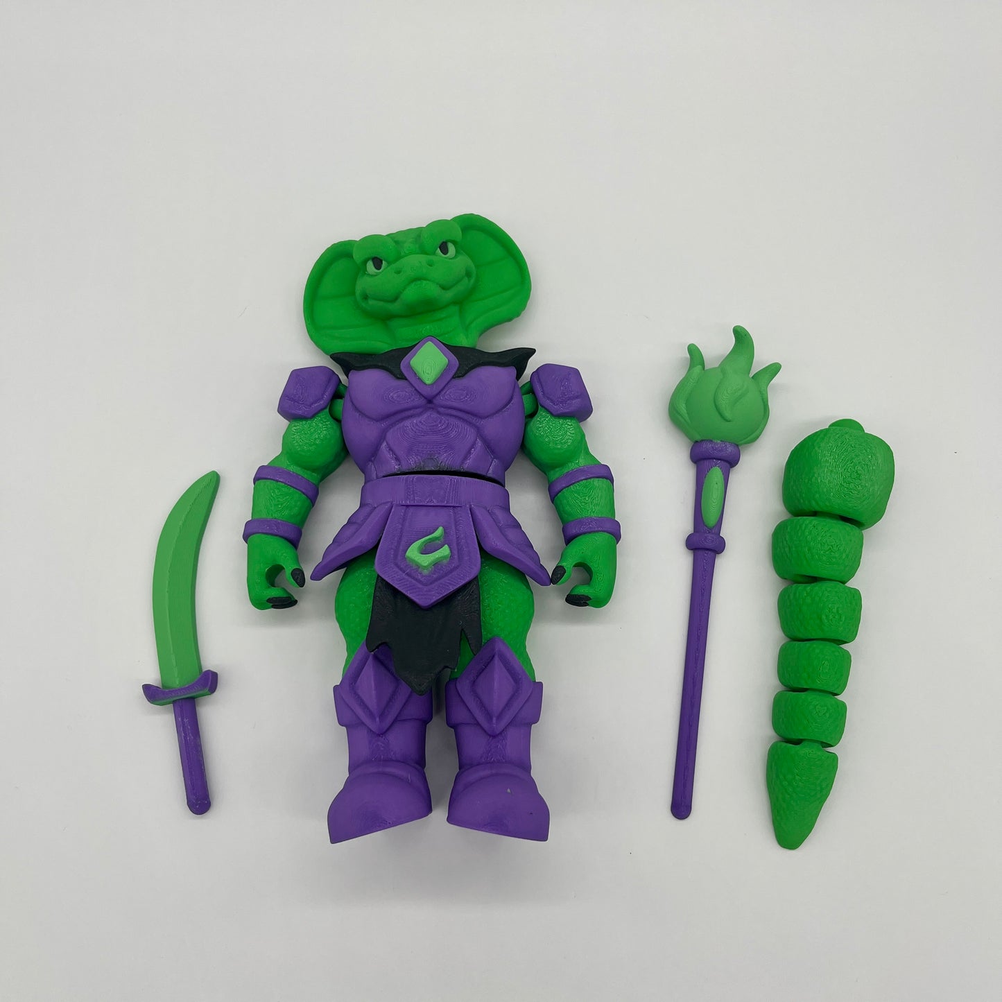 Cobra Sorcerer – Armored Serpent Mage Figurine