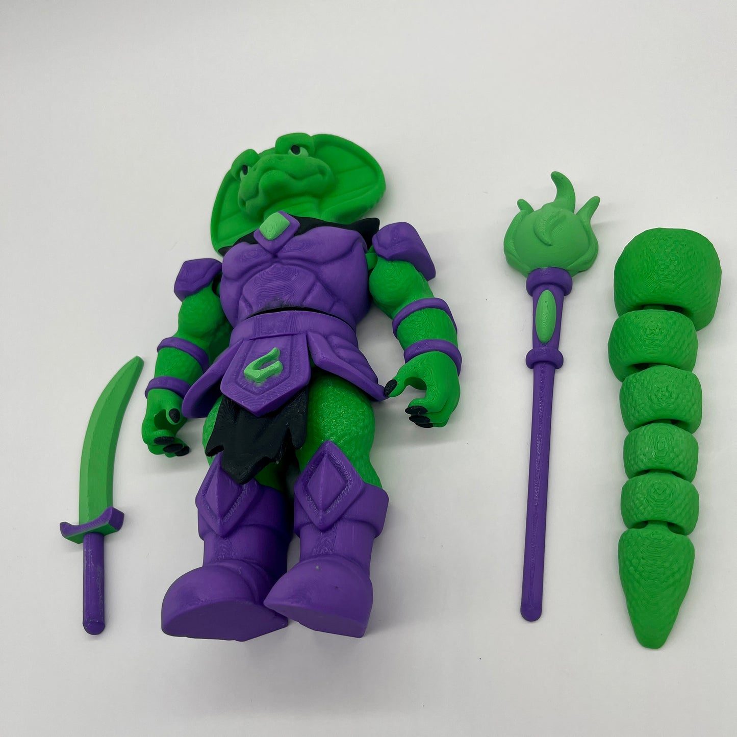 Cobra Sorcerer – Armored Serpent Mage Figurine