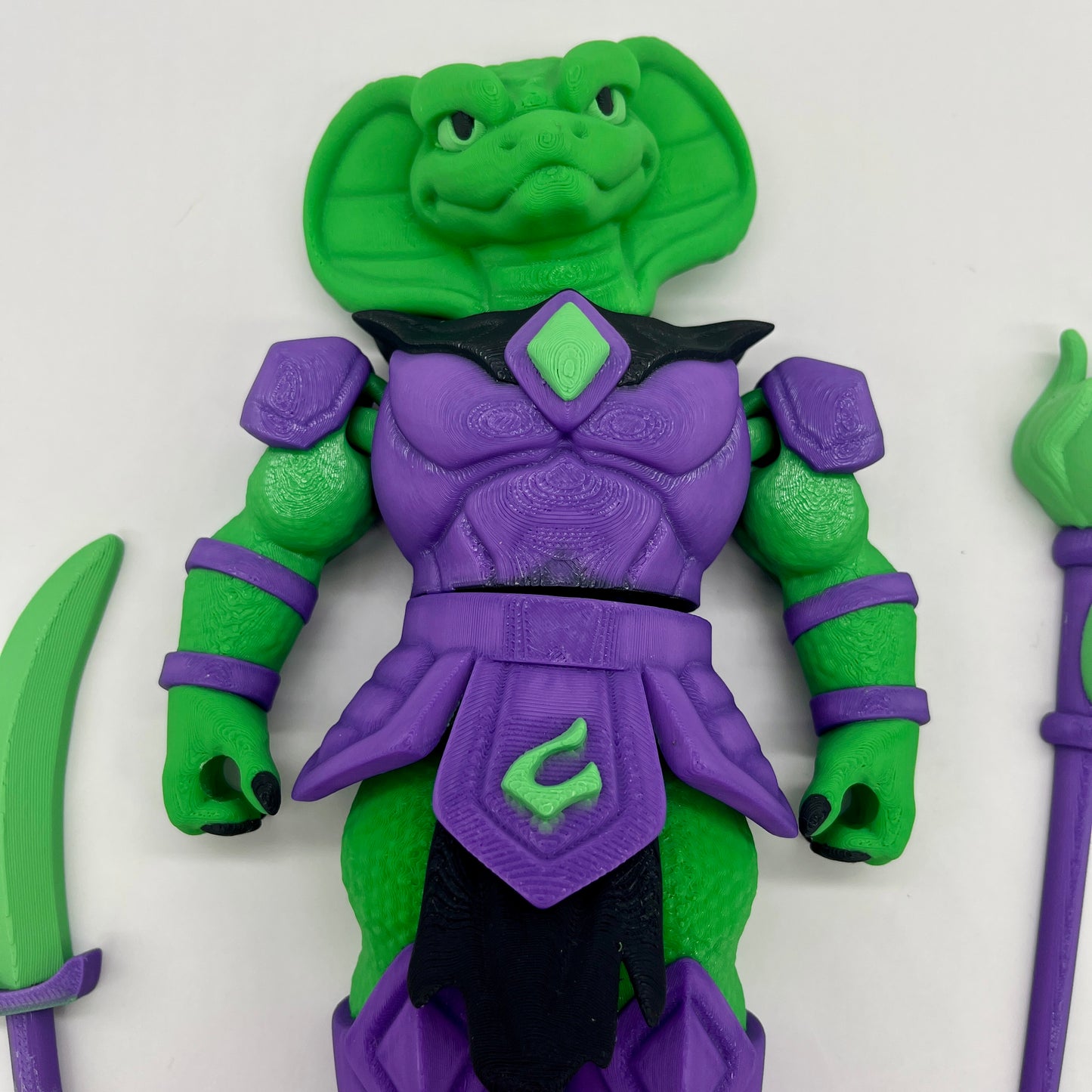 Cobra Sorcerer – Armored Serpent Mage Figurine