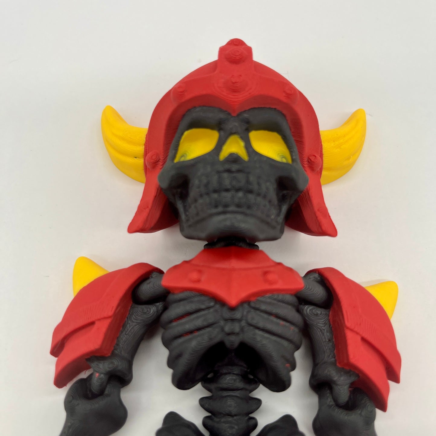 Skeleton Knight – Flexi Pose Figure with Sword & Axe Black Skeleton