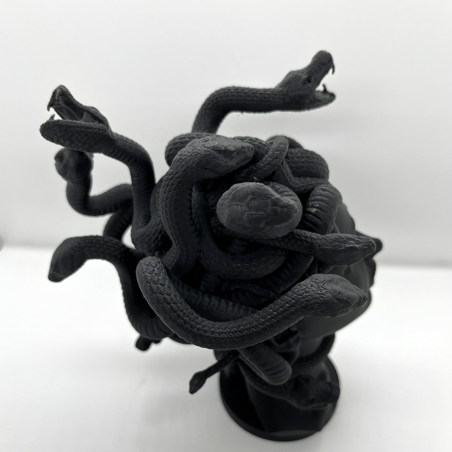 Medusa Sculpture Bust — Matte White or Black