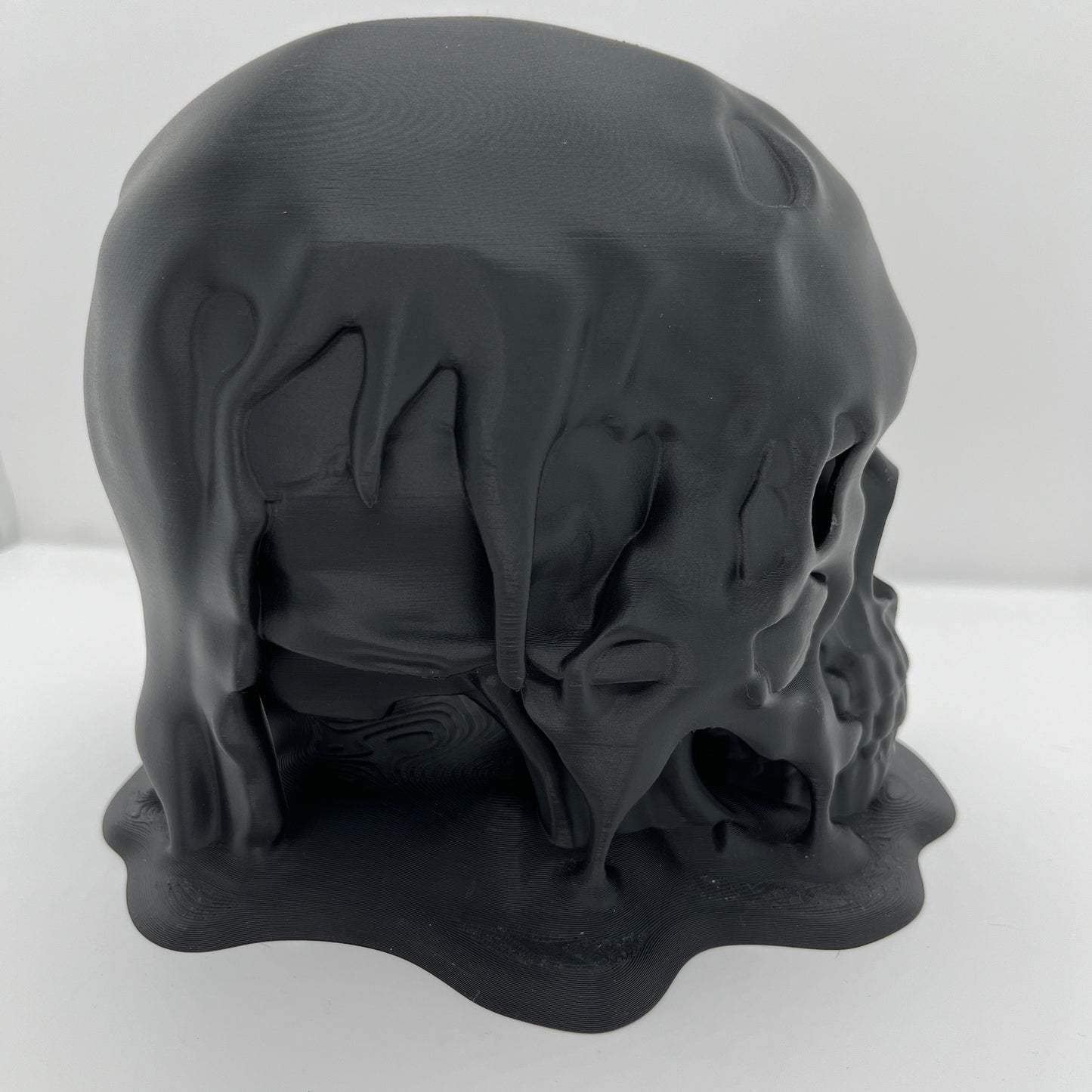 Melting Skull Sculpture — Halloween Edition