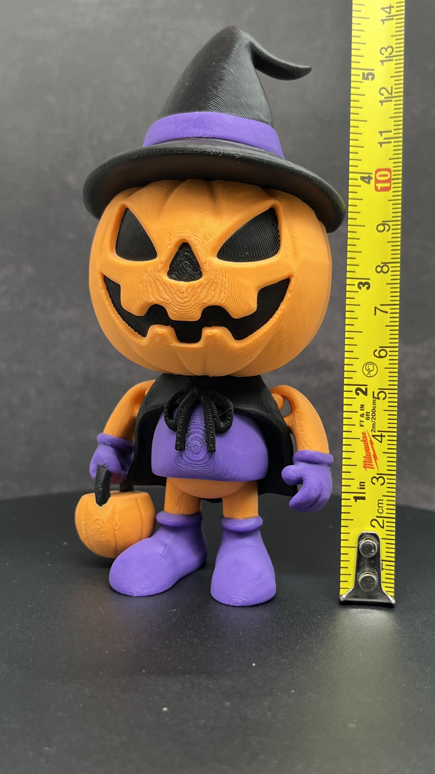 Pumpkin Trickster – Halloween Figurine (VeggieBites3D)