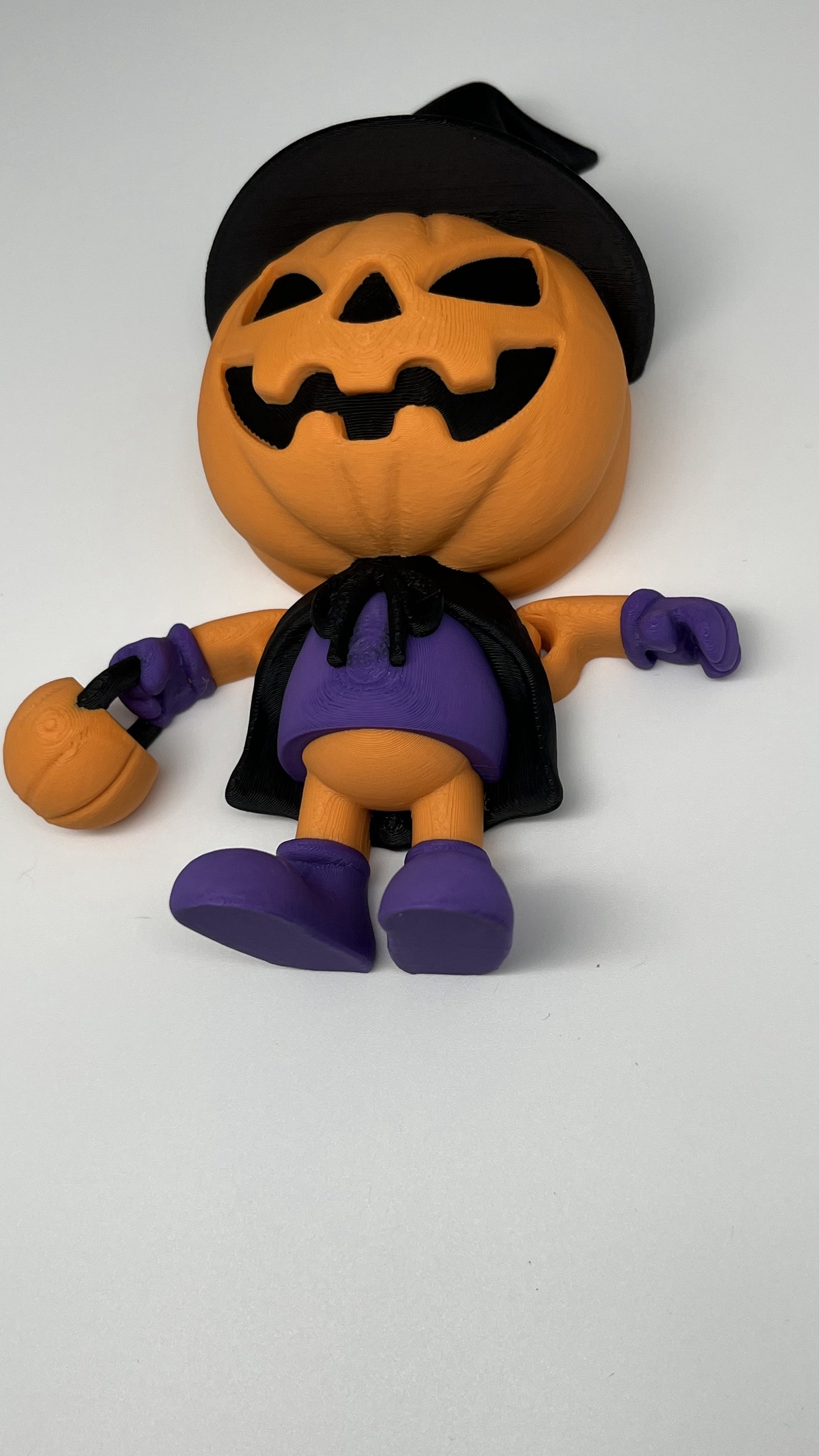 Pumpkin Trickster – Halloween Figurine (VeggieBites3D)