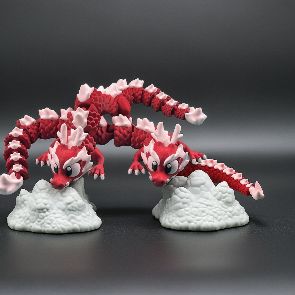 18.5" Cute Dragon Articulated – Flexible & Fantasy