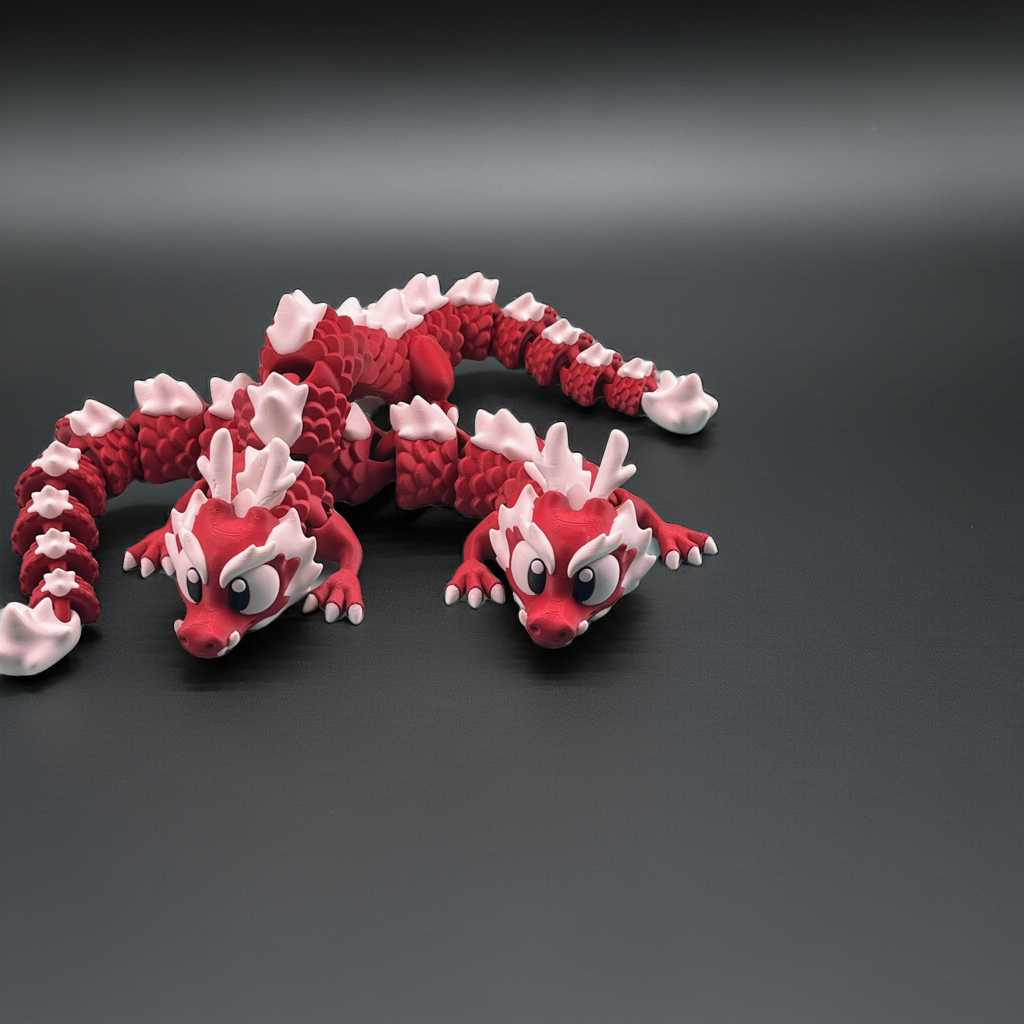18.5" Cute Dragon Articulated – Flexible & Fantasy