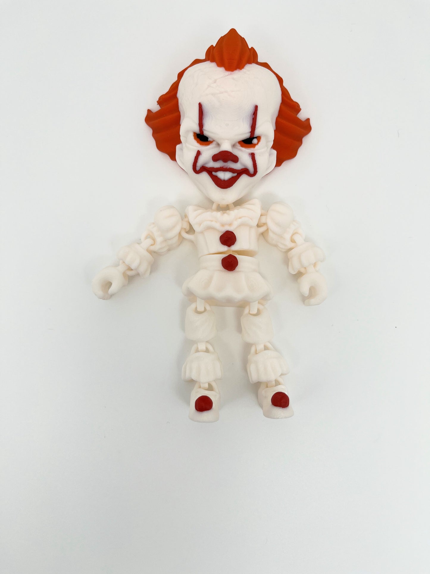 Pennywise Clown Figurine – Flexible Joints Fan Art (Halloween Inspired)