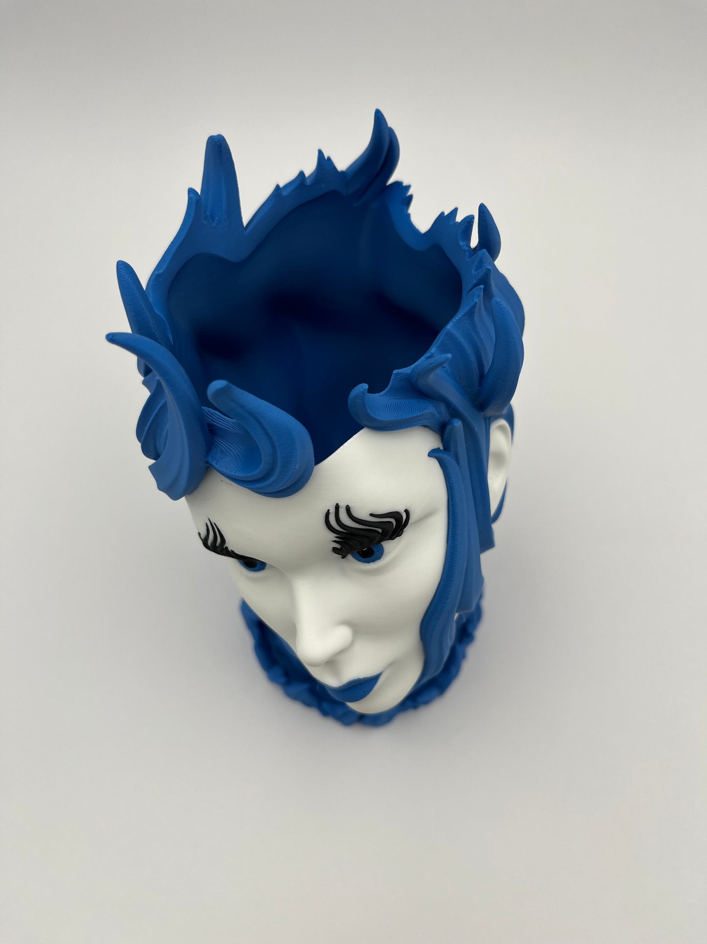 Fluida Blue Flame Enchantress Bust – Fantasy Art Sculpture Figurine