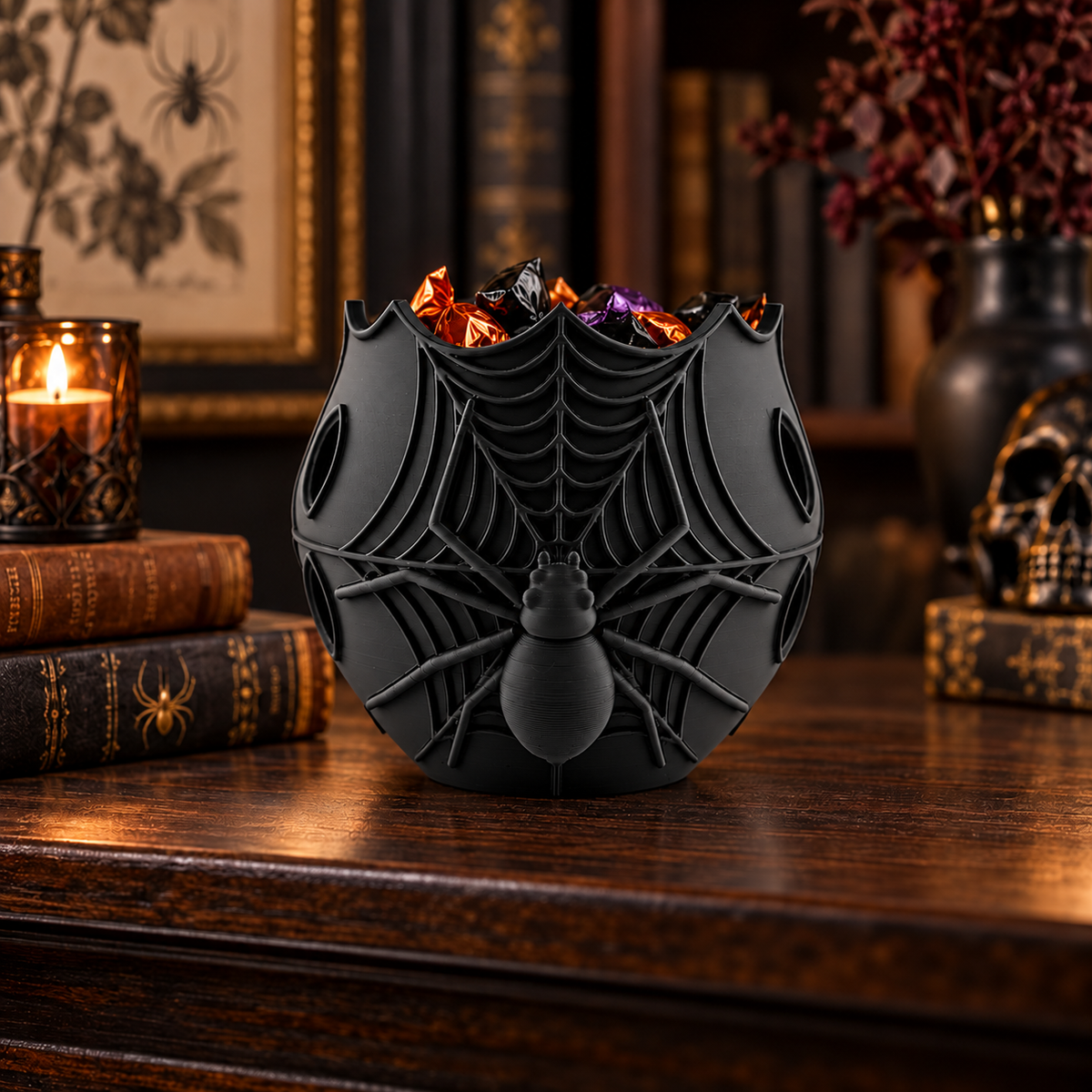 Widow's Embrace Spiderweb Vase