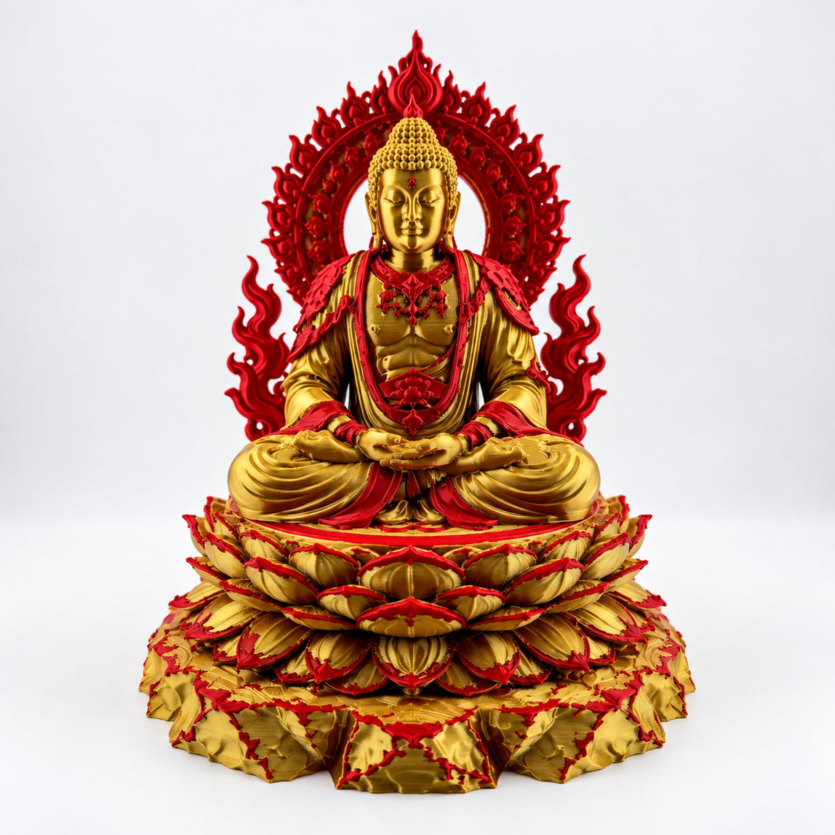 Radiant Lotus Buddha Sculpture