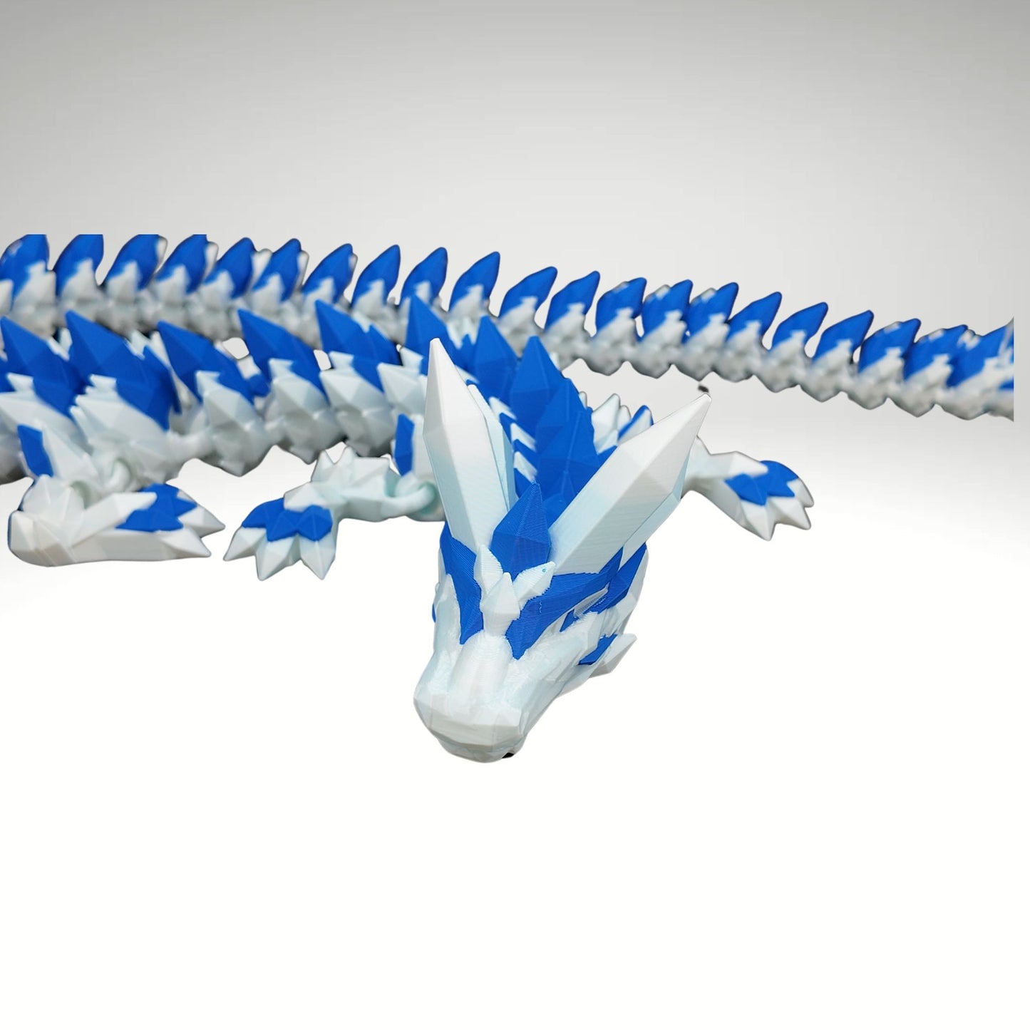 Crystal Dragon 33” Articulating Joints - - Collectible Figurine - ADHD, Autism, Stress and Anxiety Relief