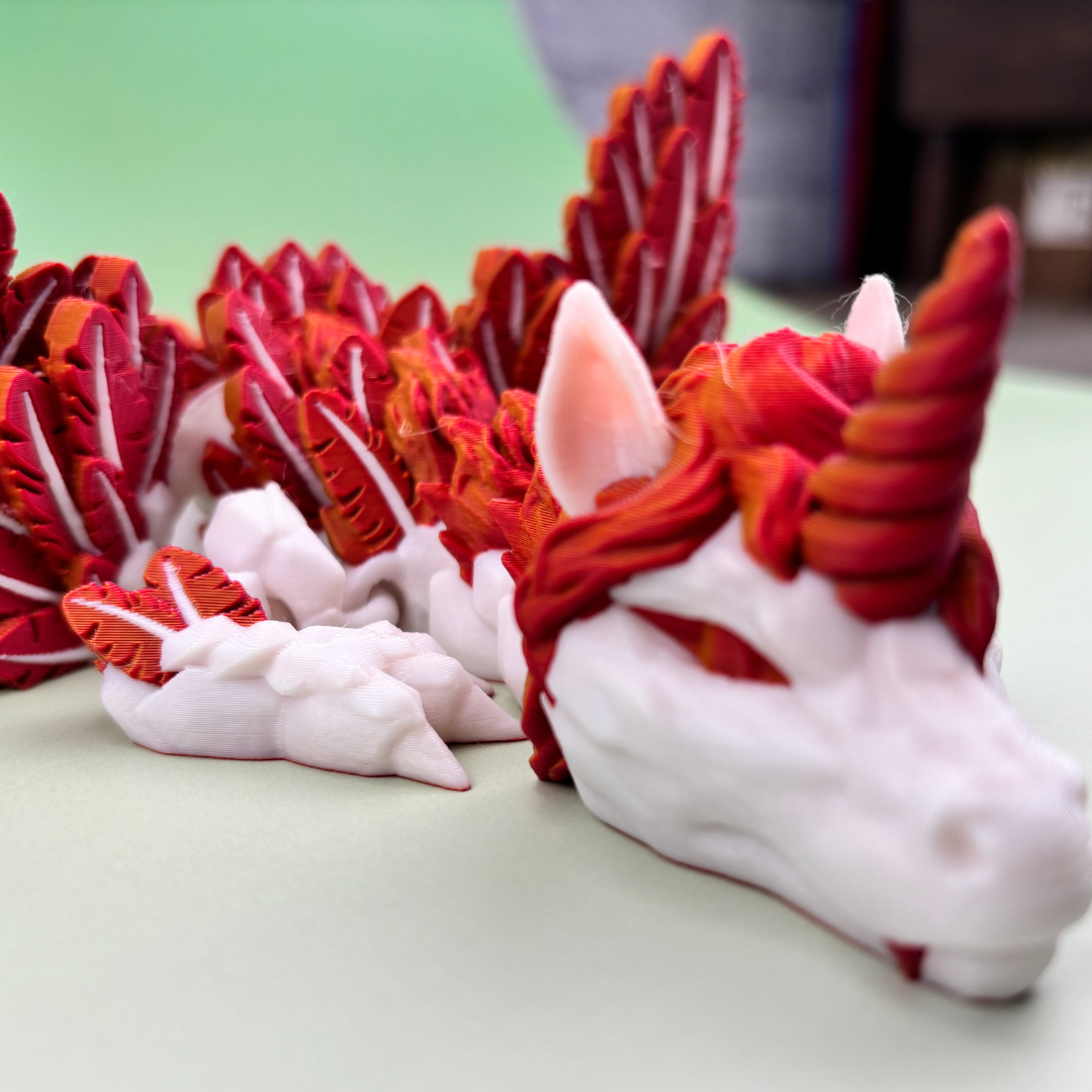 Alicorn  Dragon Articulated Figurne
