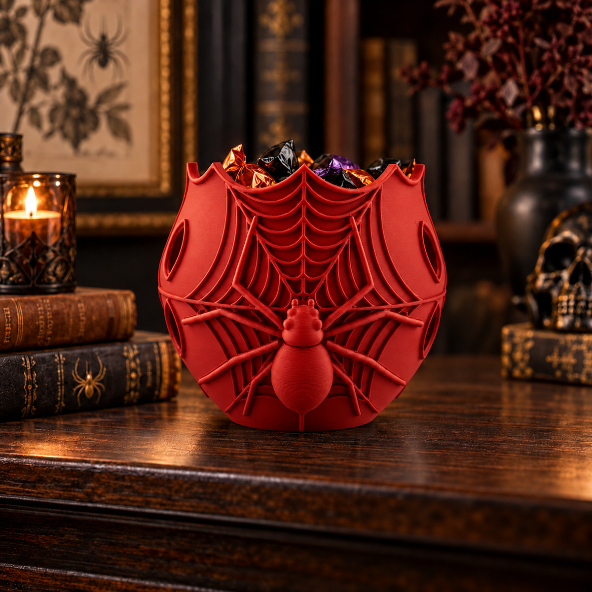 Widow's Embrace Spiderweb Vase