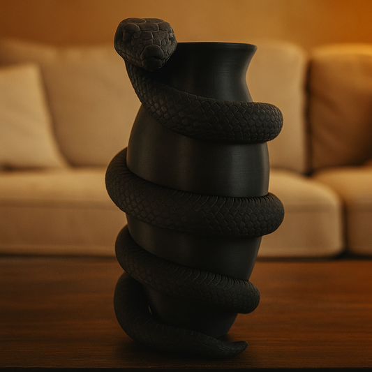 Serpent Embrace Vase 9.5"