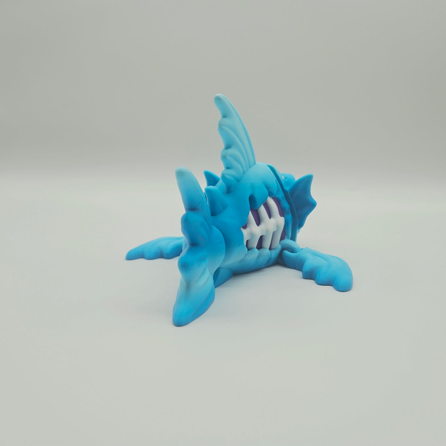 Abyssal Bonefish Figurine – Blue/Purple