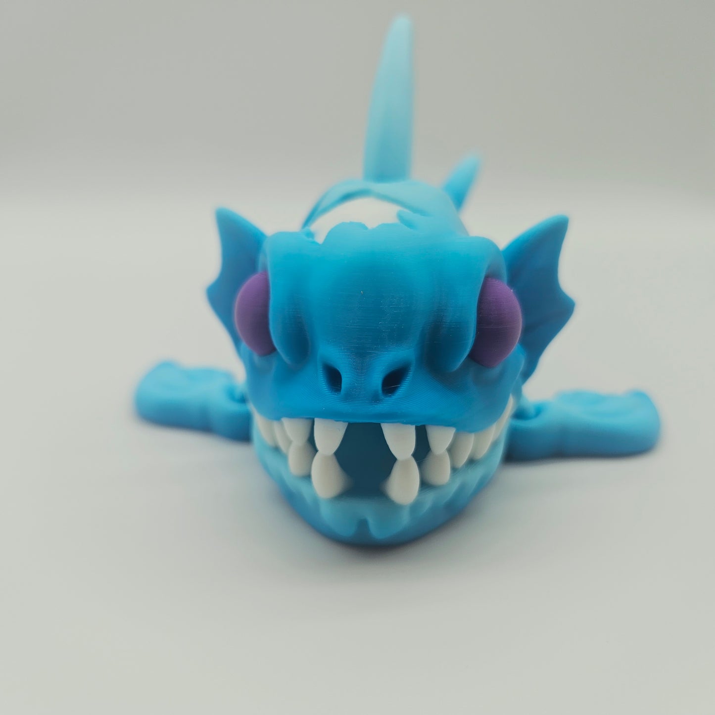Abyssal Bonefish Figurine – Blue/Purple