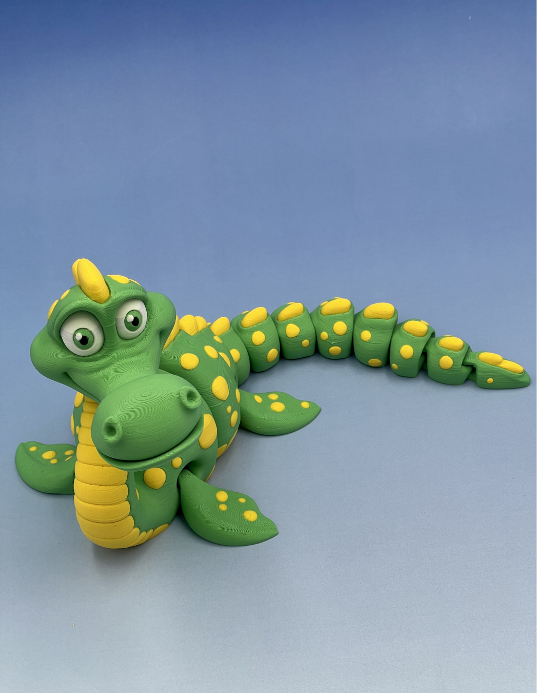 Loch Ness Monster Figurine – Articulated 3D Printed