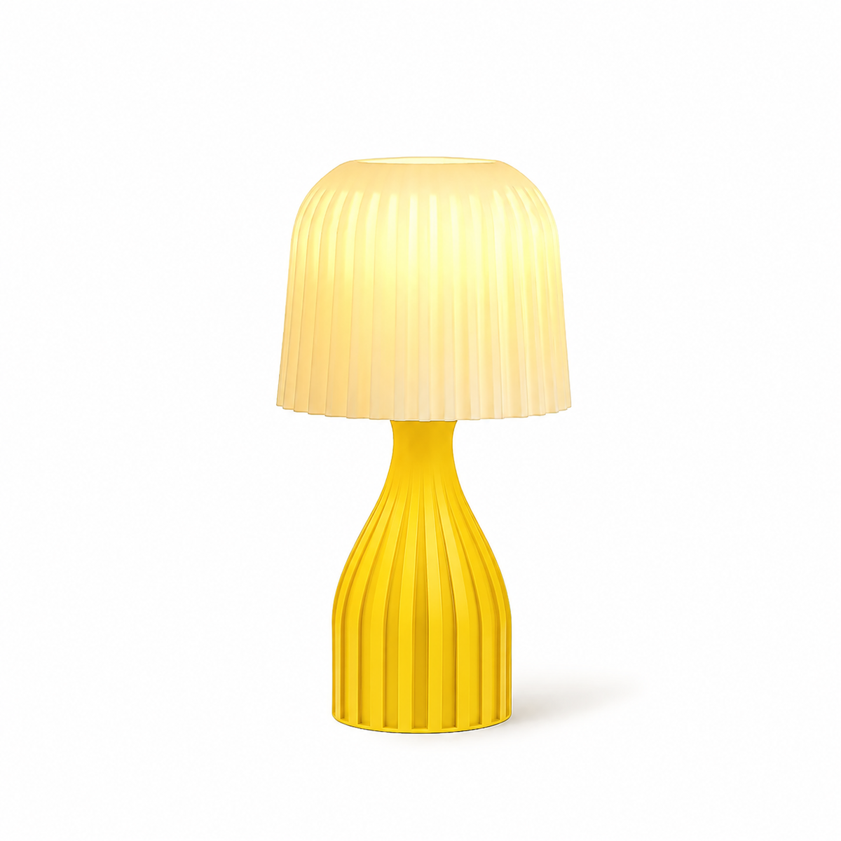 Terra Table Lamp – Modern Pleated Shade Bedside Light