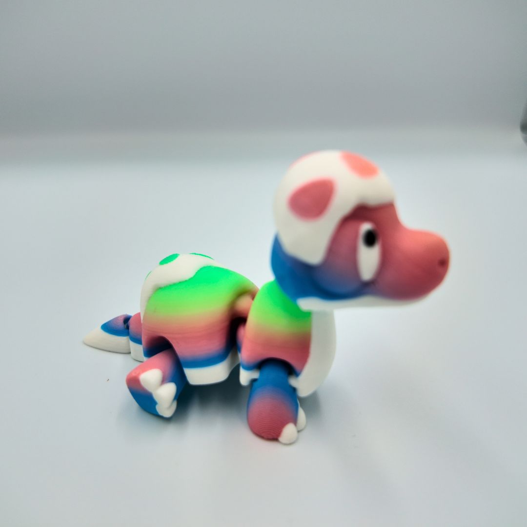 Dinosaur Baby Toys with Storage Egg, T-Rex and Brachiosaurus Figures, Blue/white and Rainbow Colors
