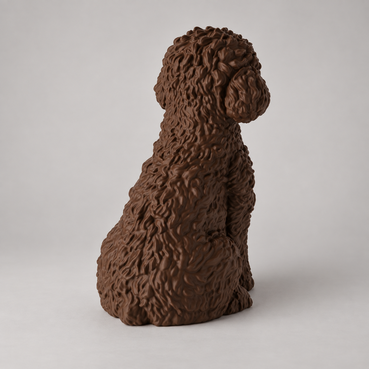 Brown Poodle Table Lamp – Dog Lover Desk Lamp, Cute Pet Décor