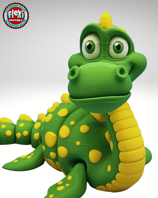 Loch Ness Monster Figurine – Articulated 3D Printed