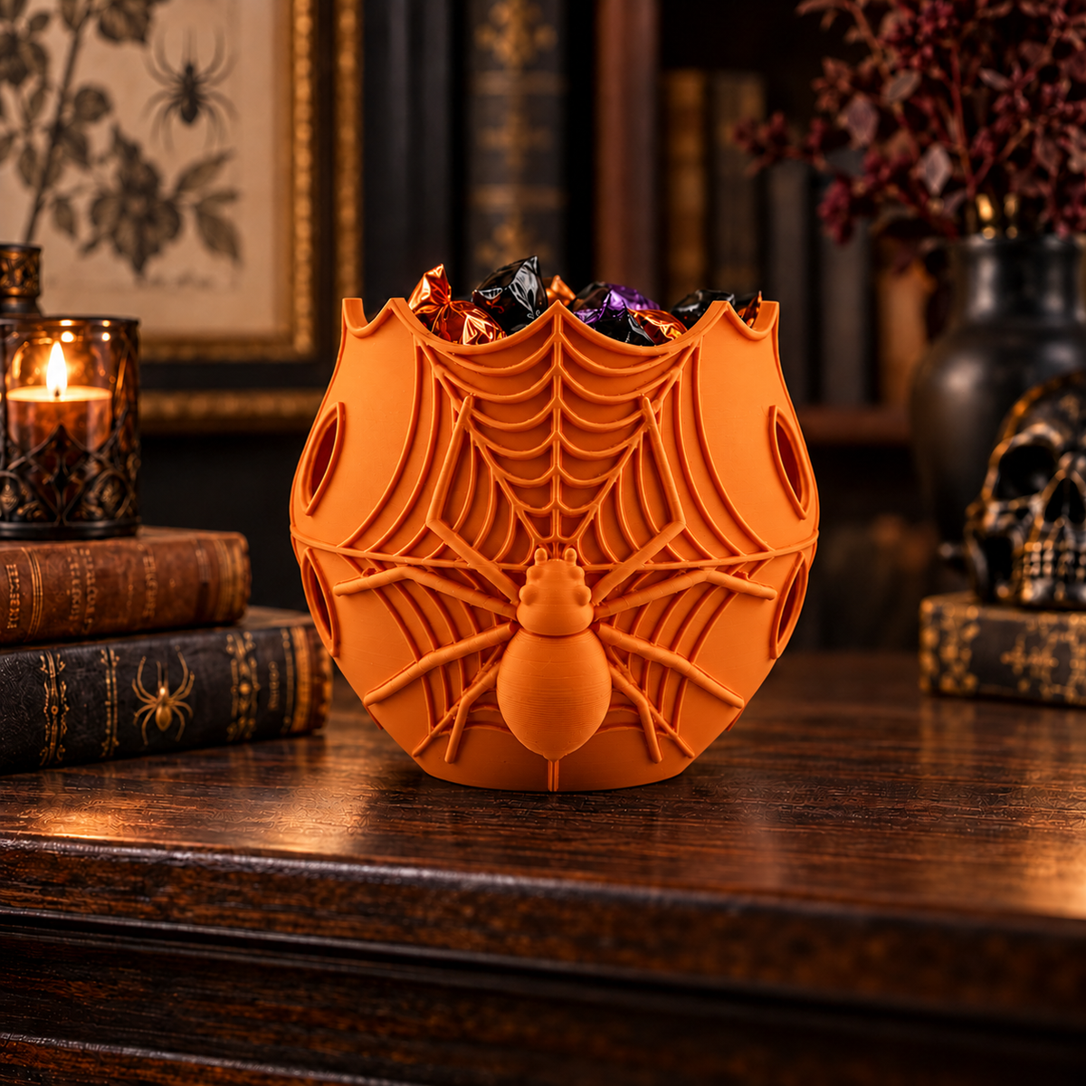 Widow's Embrace Spiderweb Vase
