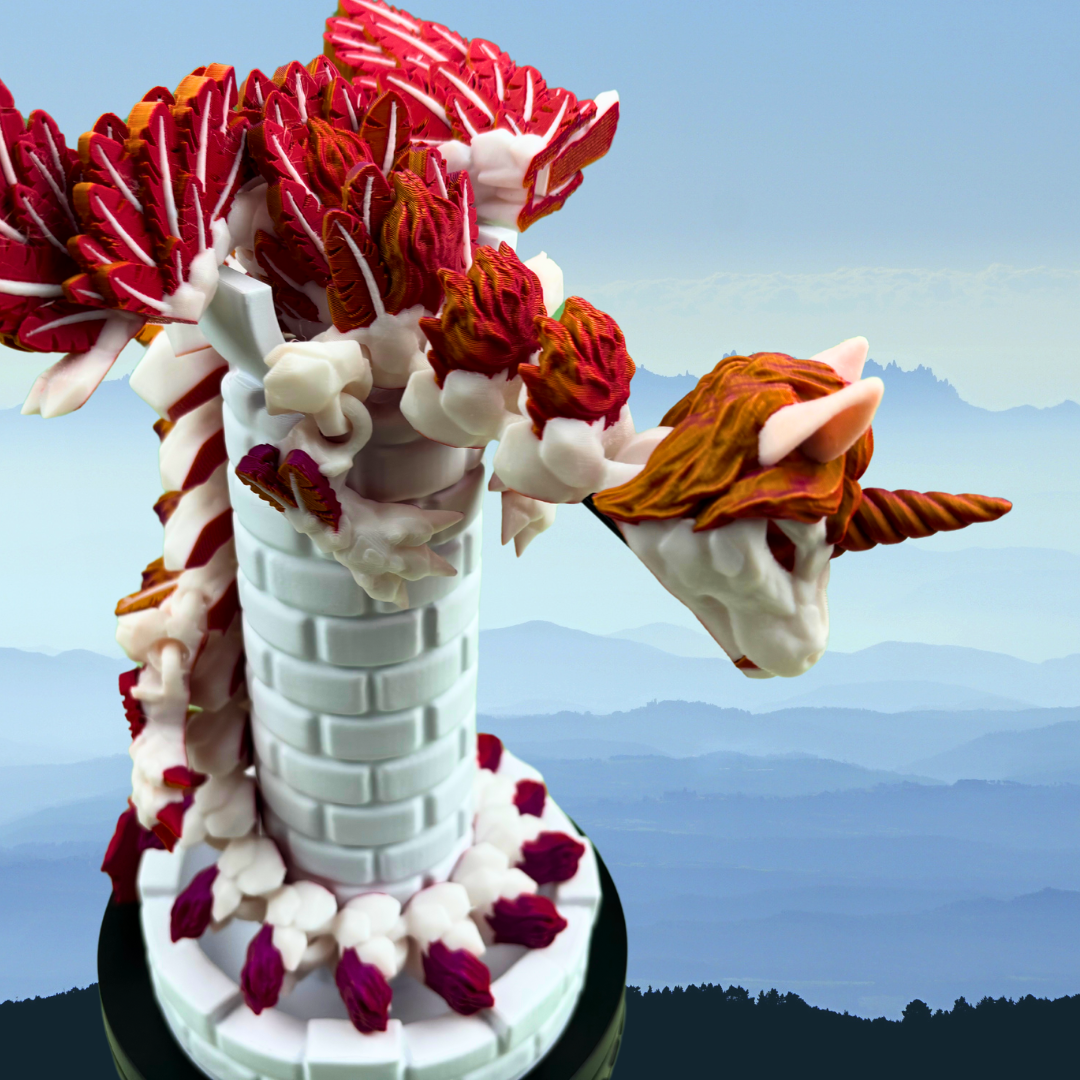 Alicorn  Dragon Articulated Figurne