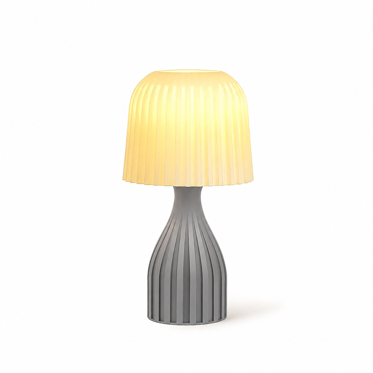Terra Table Lamp – Modern Pleated Shade Bedside Light
