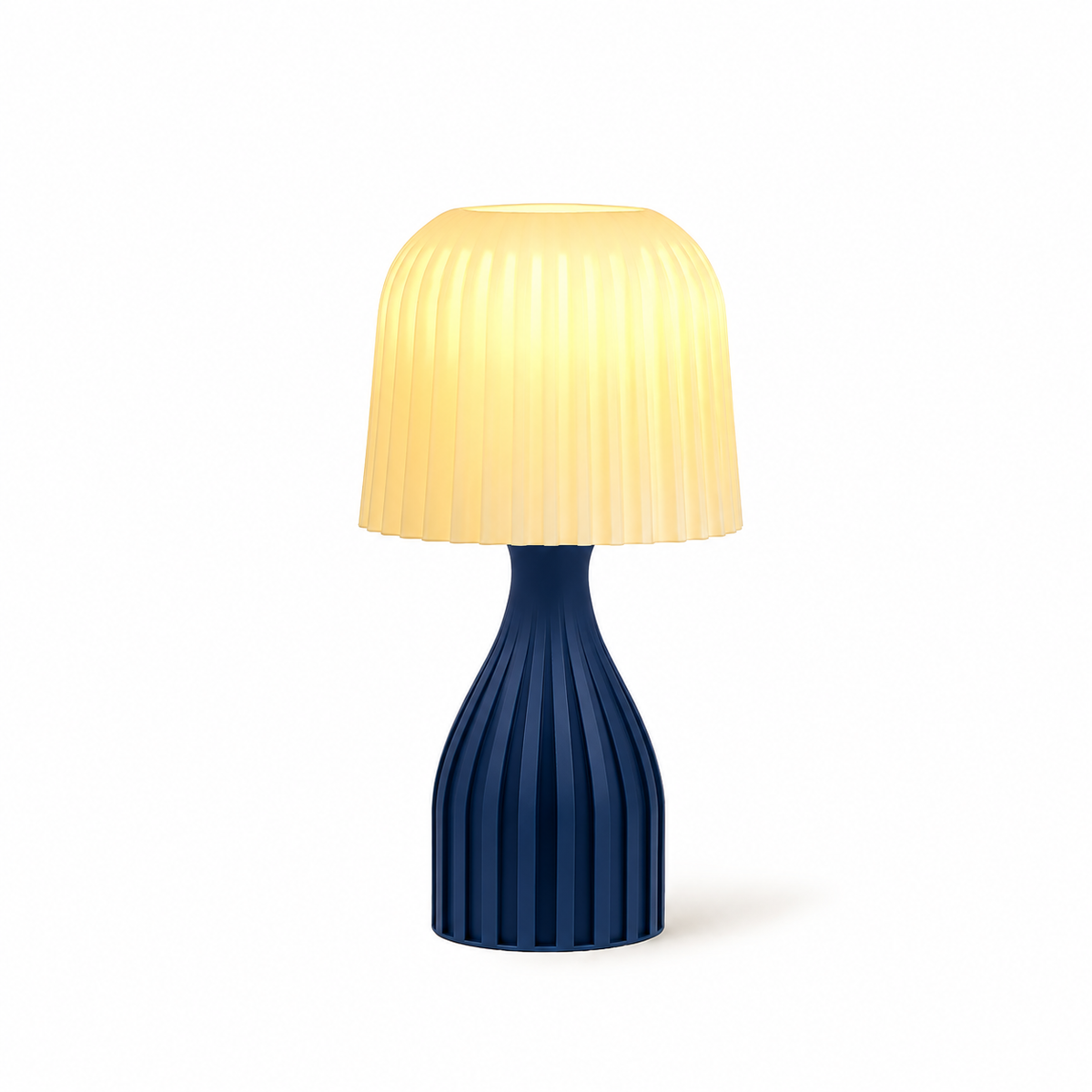 Terra Table Lamp – Modern Pleated Shade Bedside Light