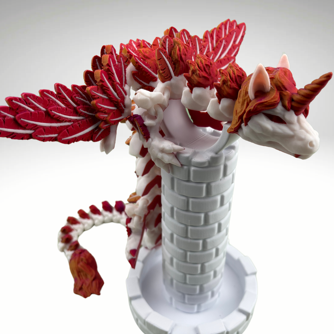 Alicorn  Dragon Articulated Figurne