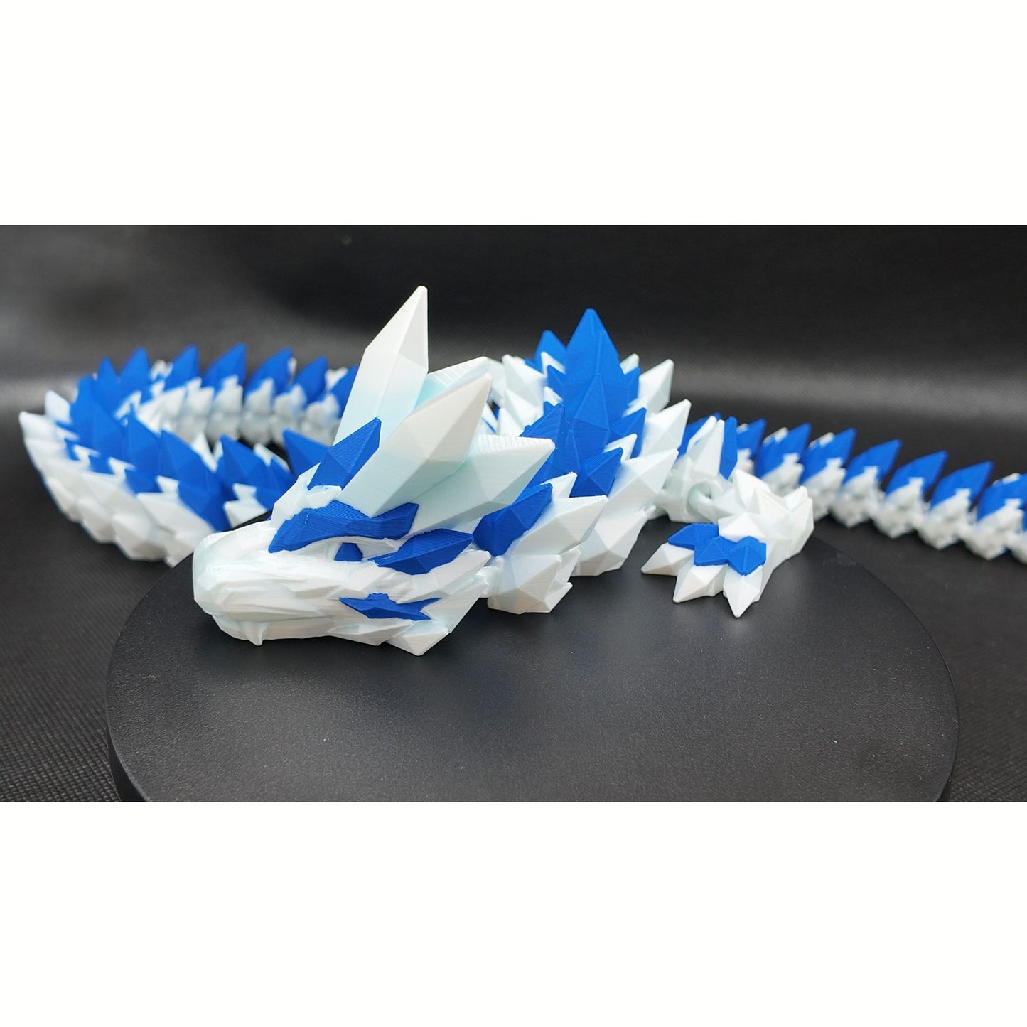 Crystal Dragon 33” Articulating Joints - - Collectible Figurine - ADHD, Autism, Stress and Anxiety Relief