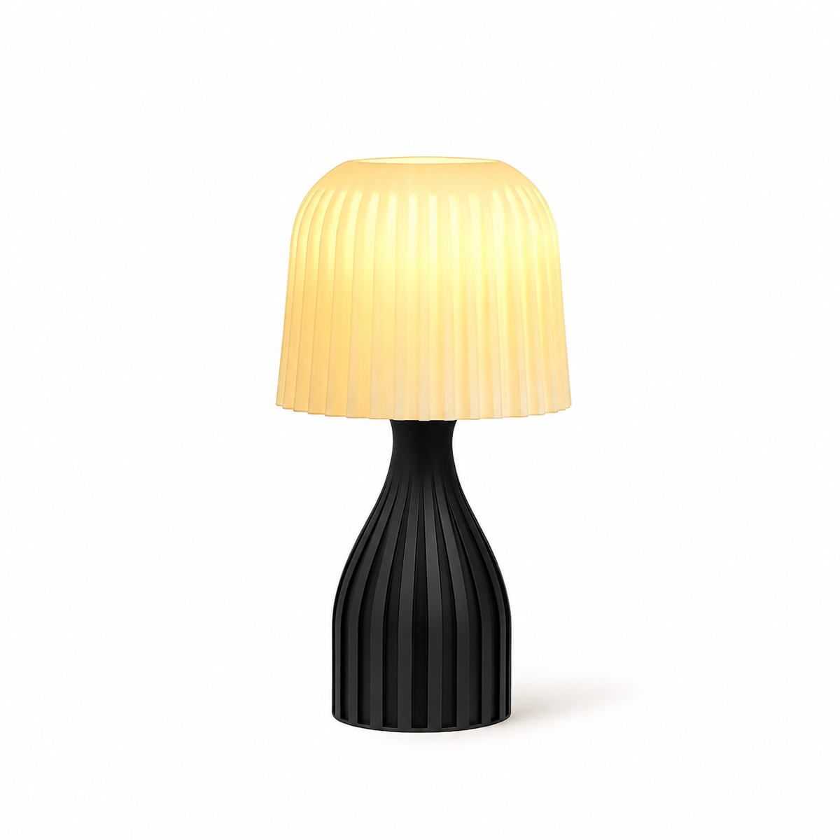 Terra Table Lamp – Modern Pleated Shade Bedside Light