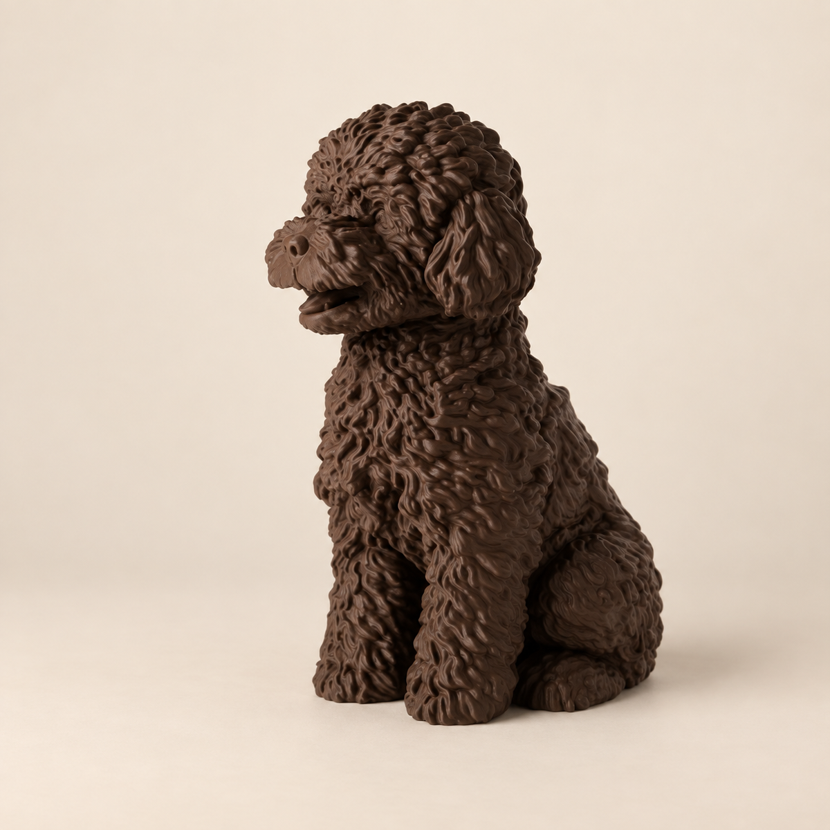 Brown Poodle Table Lamp – Dog Lover Desk Lamp, Cute Pet Décor