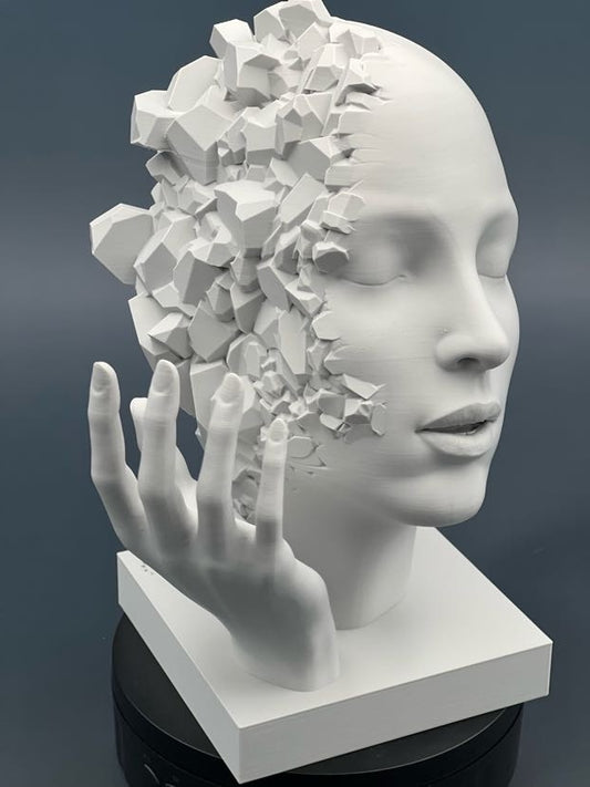 Shattered Serenity Sculpture