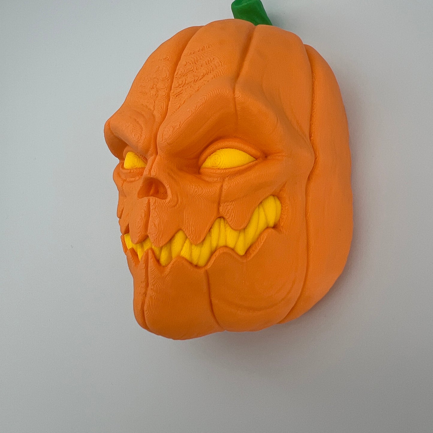 Pumpkin Skull Face — Wall or Stand Decor