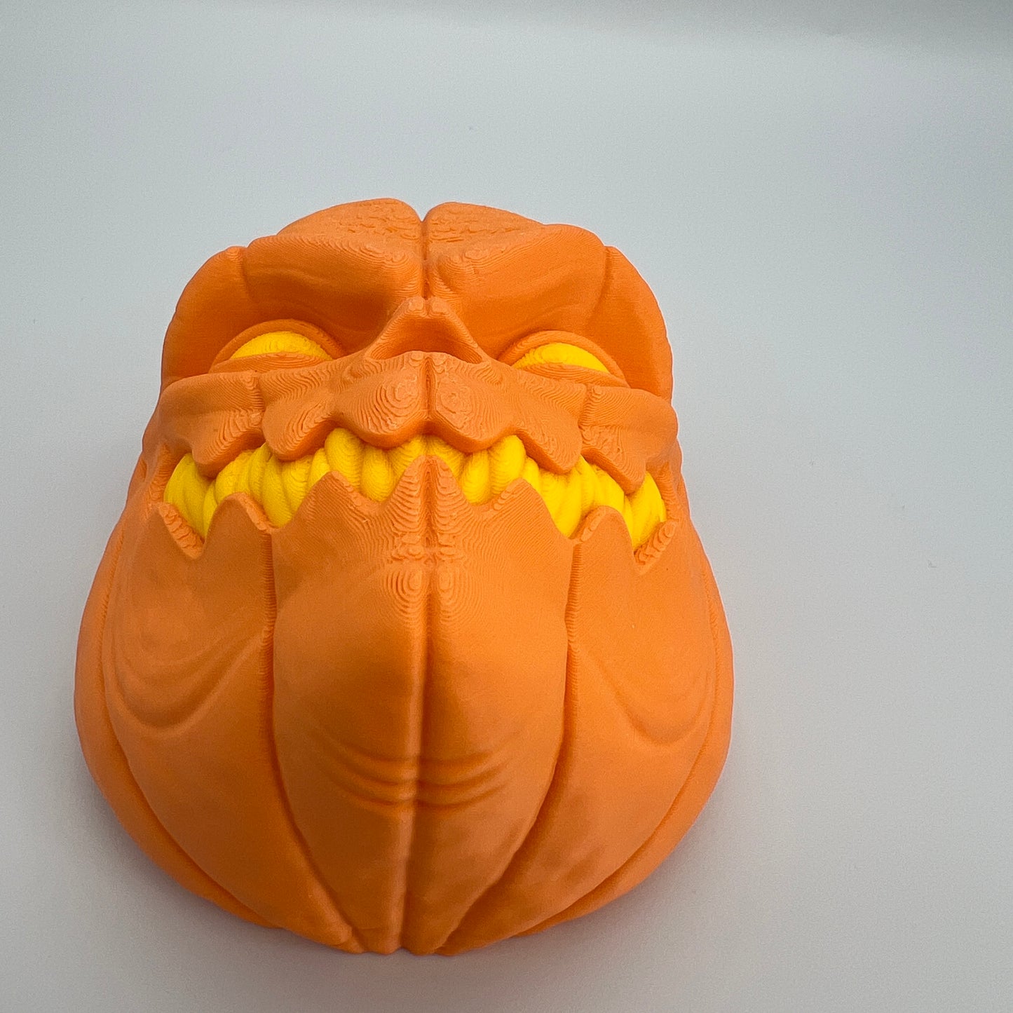Pumpkin Skull Face — Wall or Stand Decor