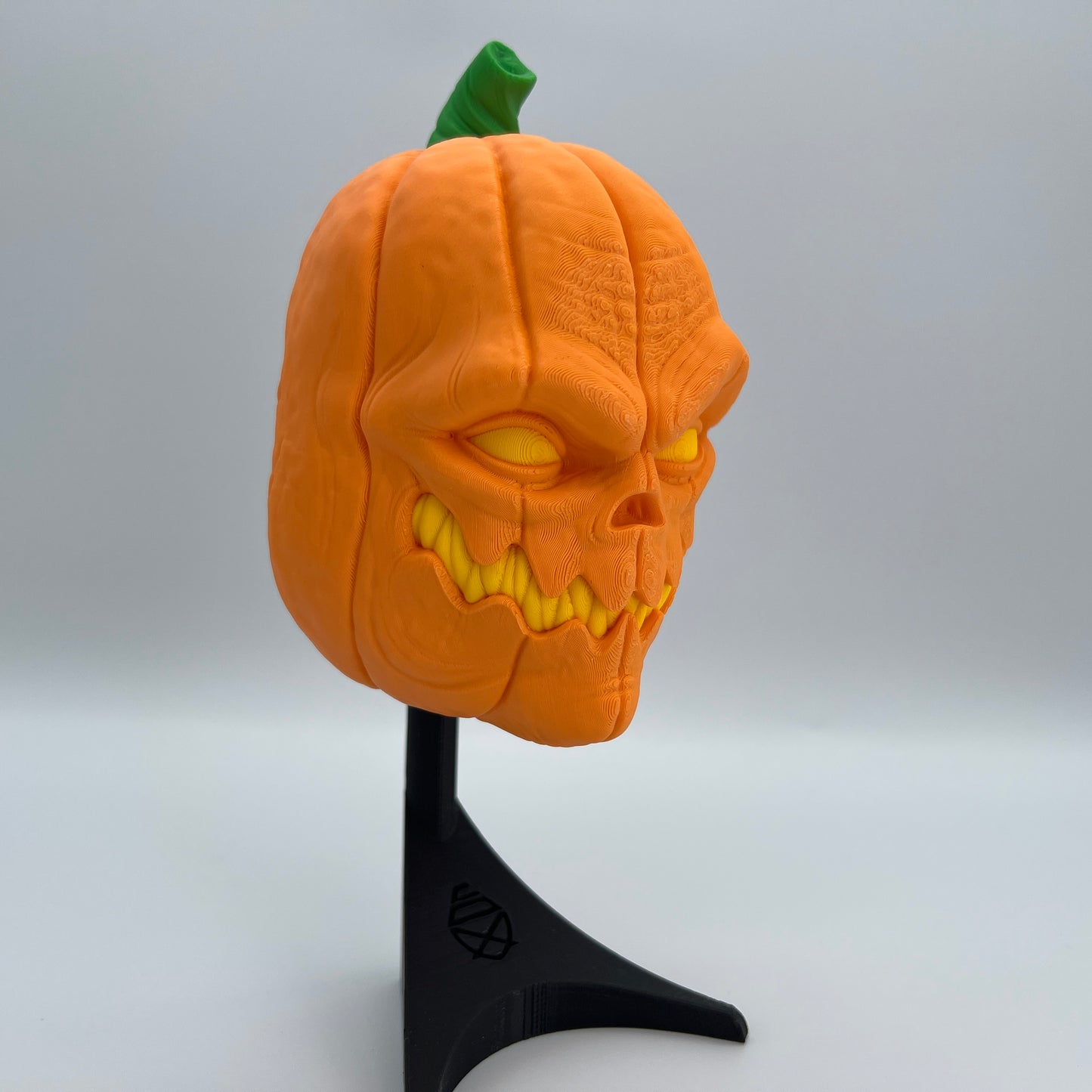 Pumpkin Skull Face — Wall or Stand Decor
