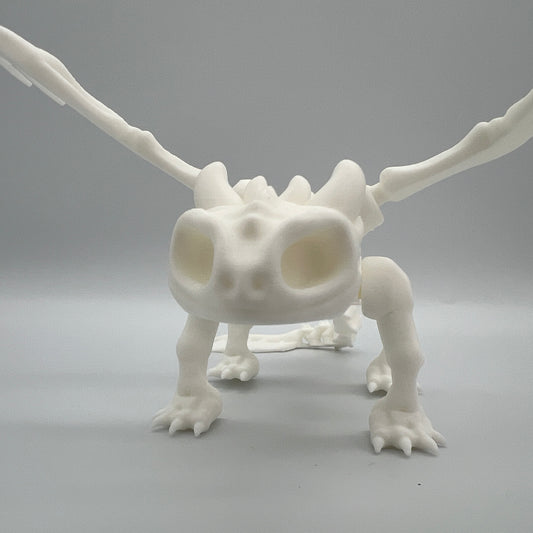 Skeleton Night-Fury Dragon Figurine (Articulated)