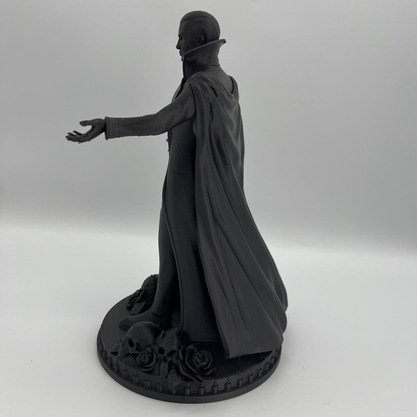 Dracula Statue – Matte Charcoal Black