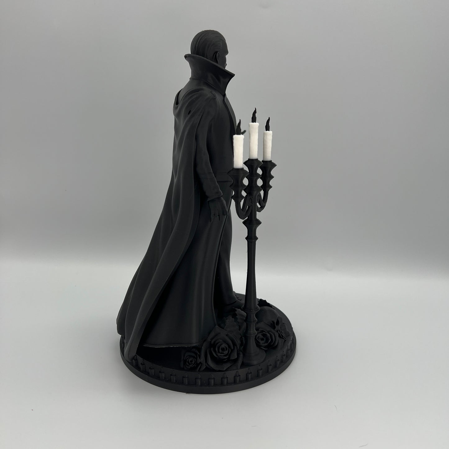Dracula Statue – Matte Charcoal Black