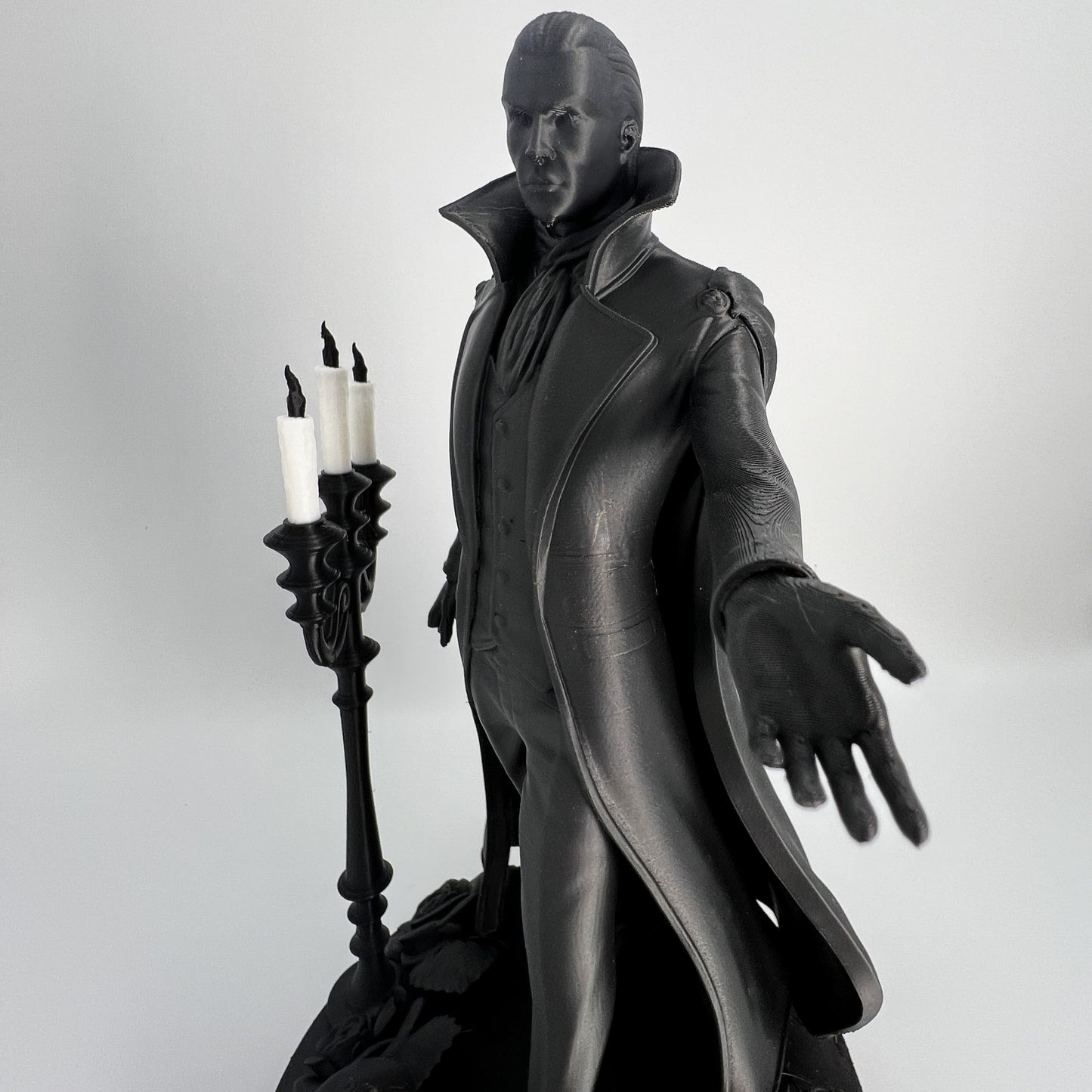 Dracula Statue – Matte Charcoal Black