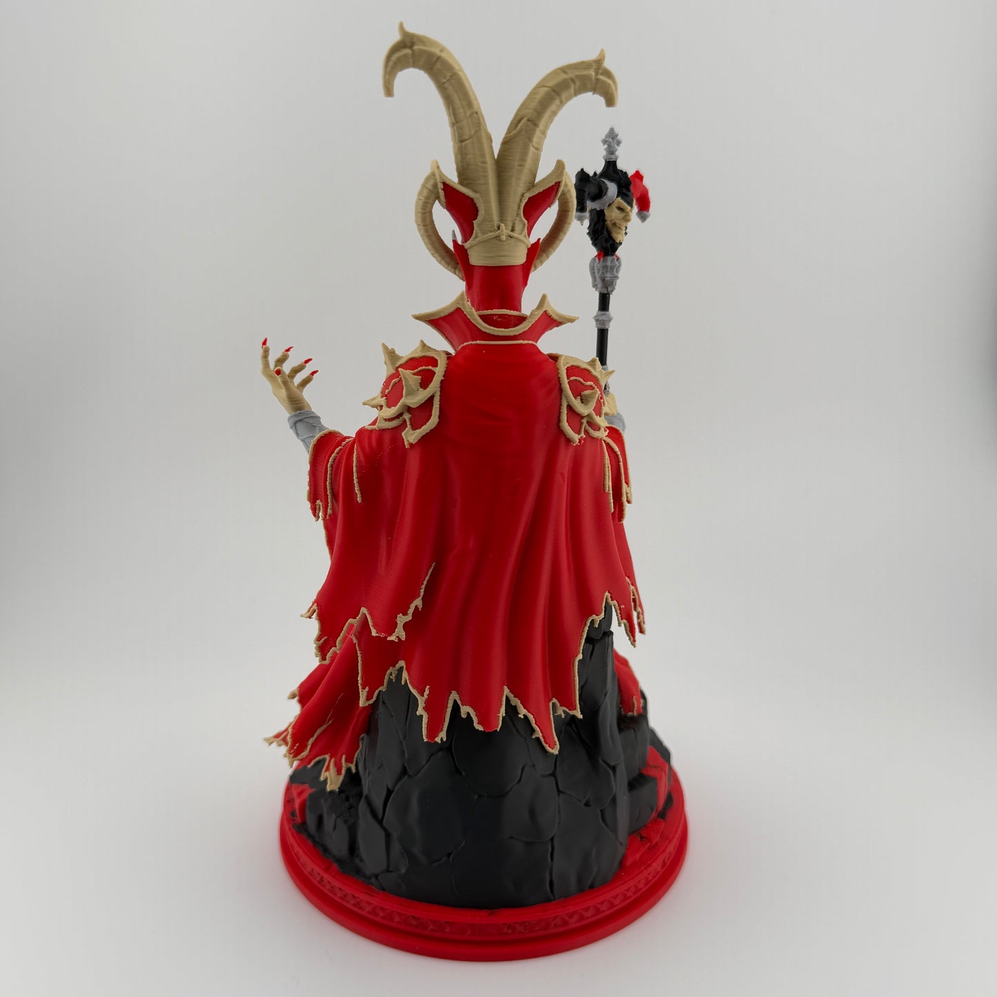 King of Masks Gothic Throne Statue
