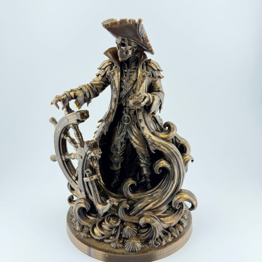 Undead Pirate Captain – Gothic Nautical Décor Statue