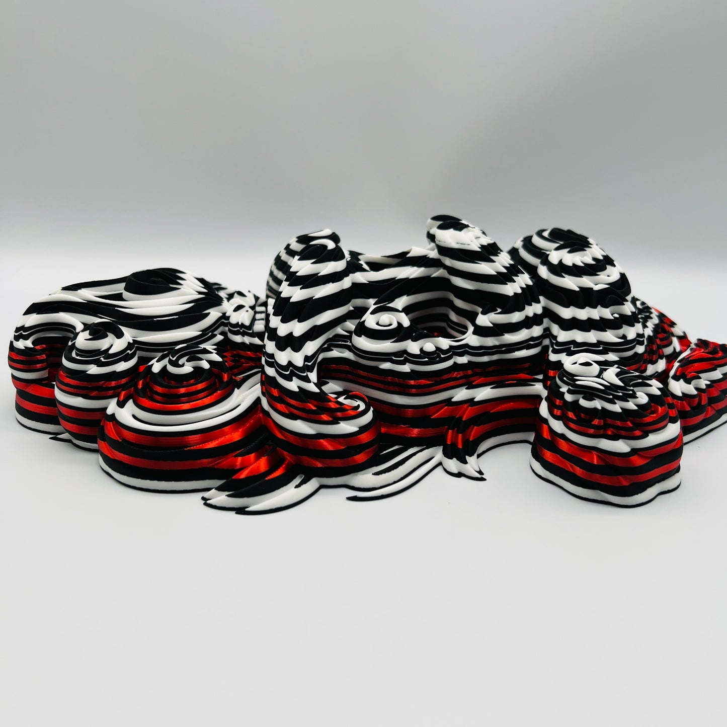 Skull Santa Swirl Wall Mask