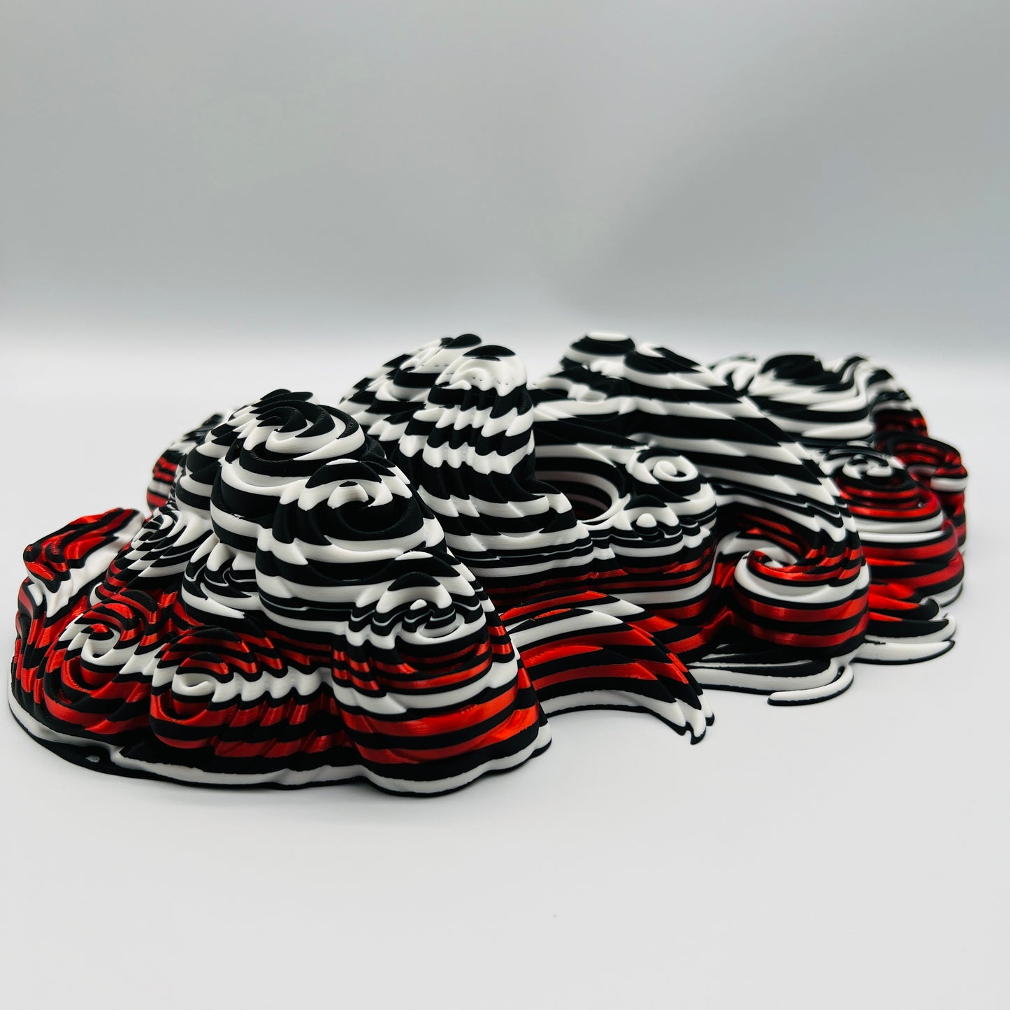 Skull Santa Swirl Wall Mask
