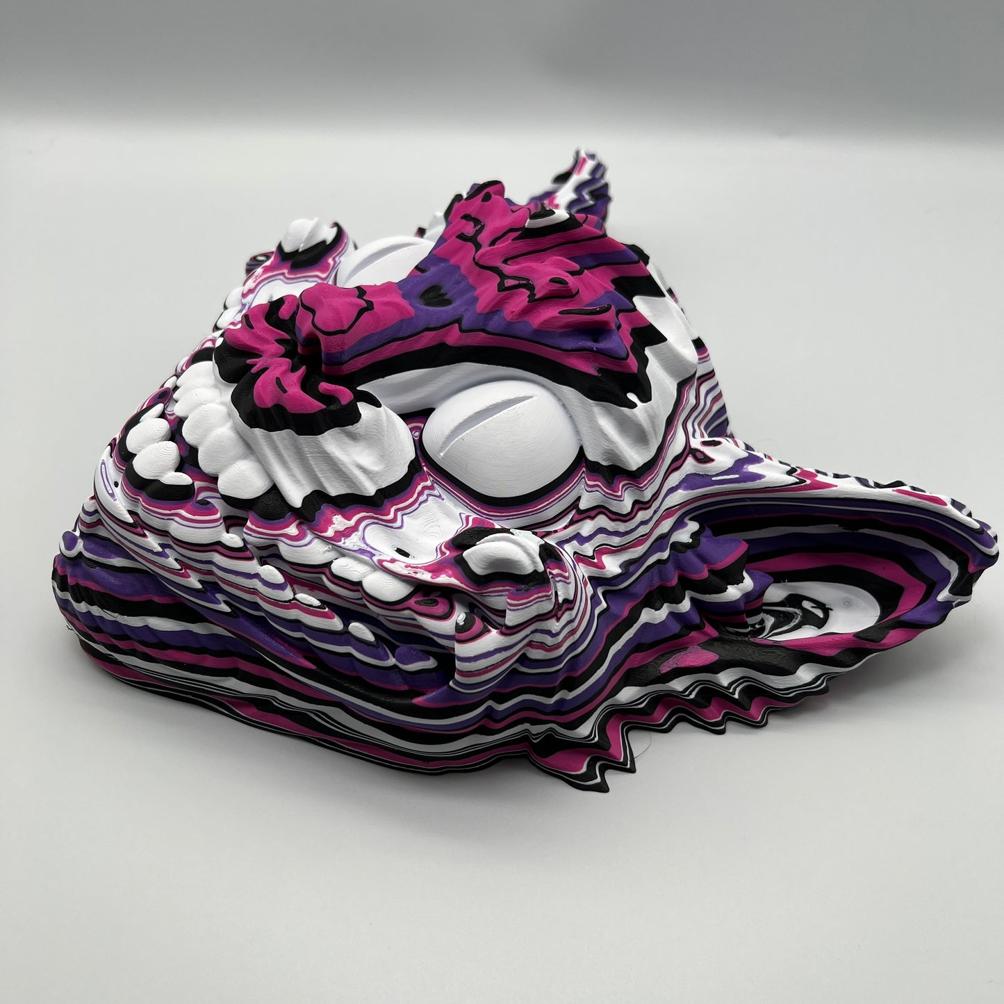 Psychedelic Cheshire Cat Wall Mask – Unicorn Graveyard Design