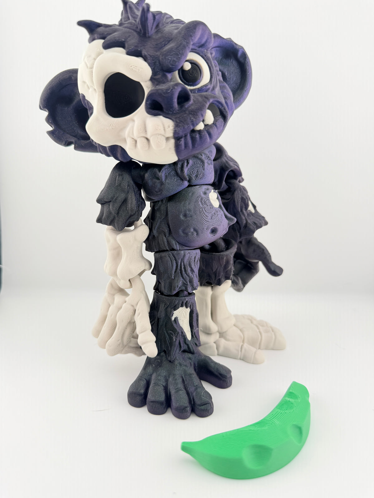 Zombie Monkey Hangimal Super-Sized – Flexible Undead Collectible with Banana