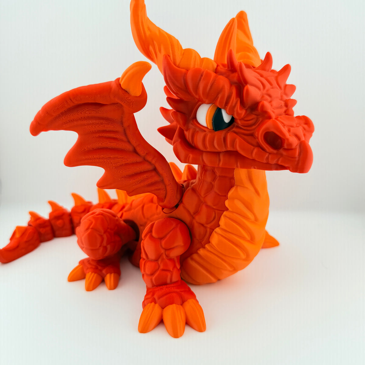 Sky Fire Dragon – Super Size Flexible Winged Dragon Décor