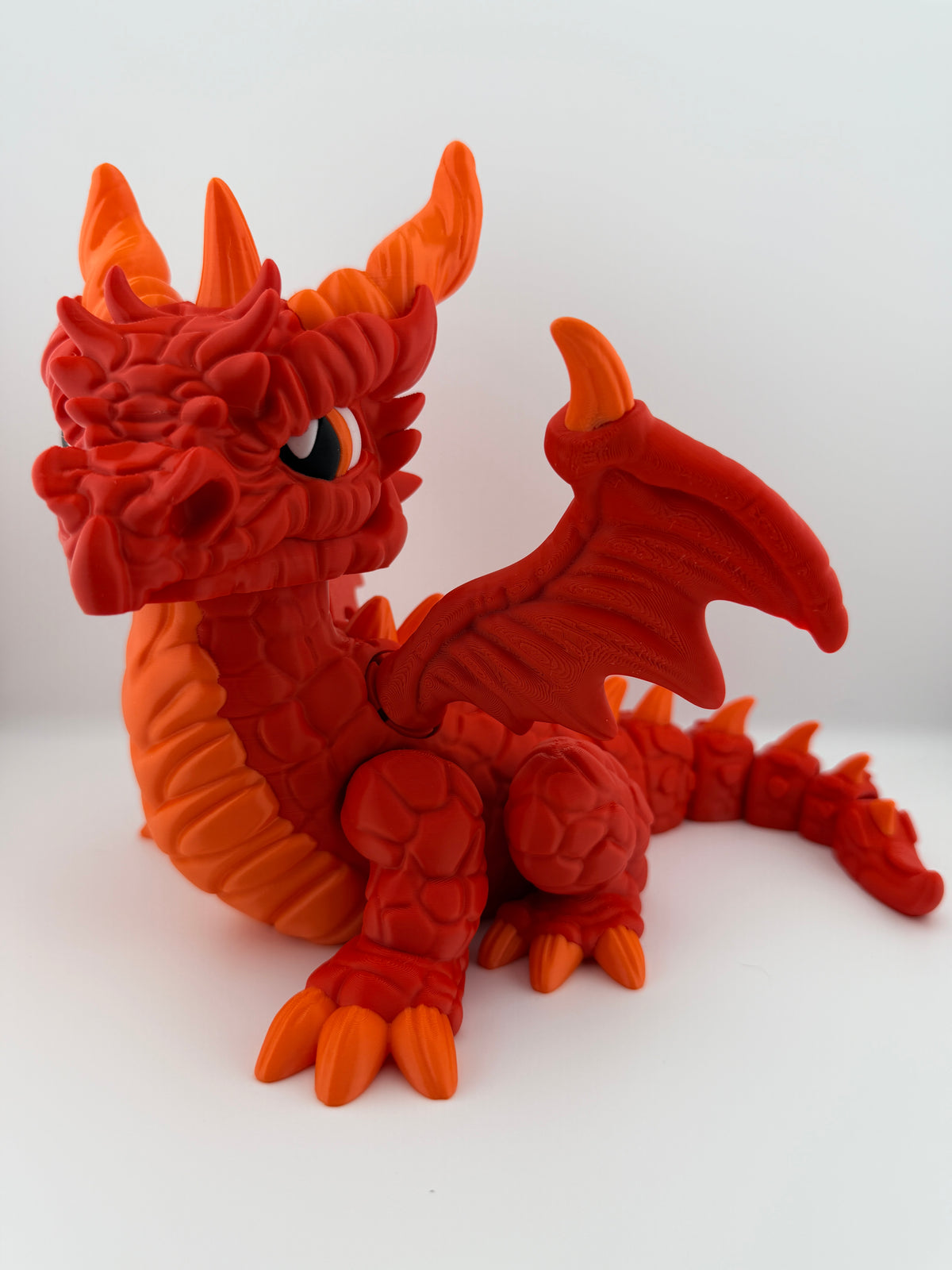 Sky Fire Dragon – Super Size Flexible Winged Dragon Décor